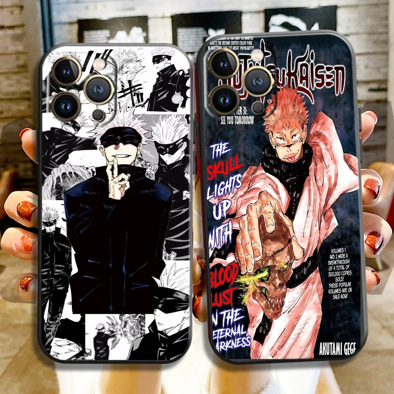 

Anime Jujutsu Kaisen Itadori Yuji Gojo Satoru For Apple iPhone 13 12 11 Pro 13 12 Mini X XR XS Max 5 5s 6 6S 7 8 Plus SE2020
