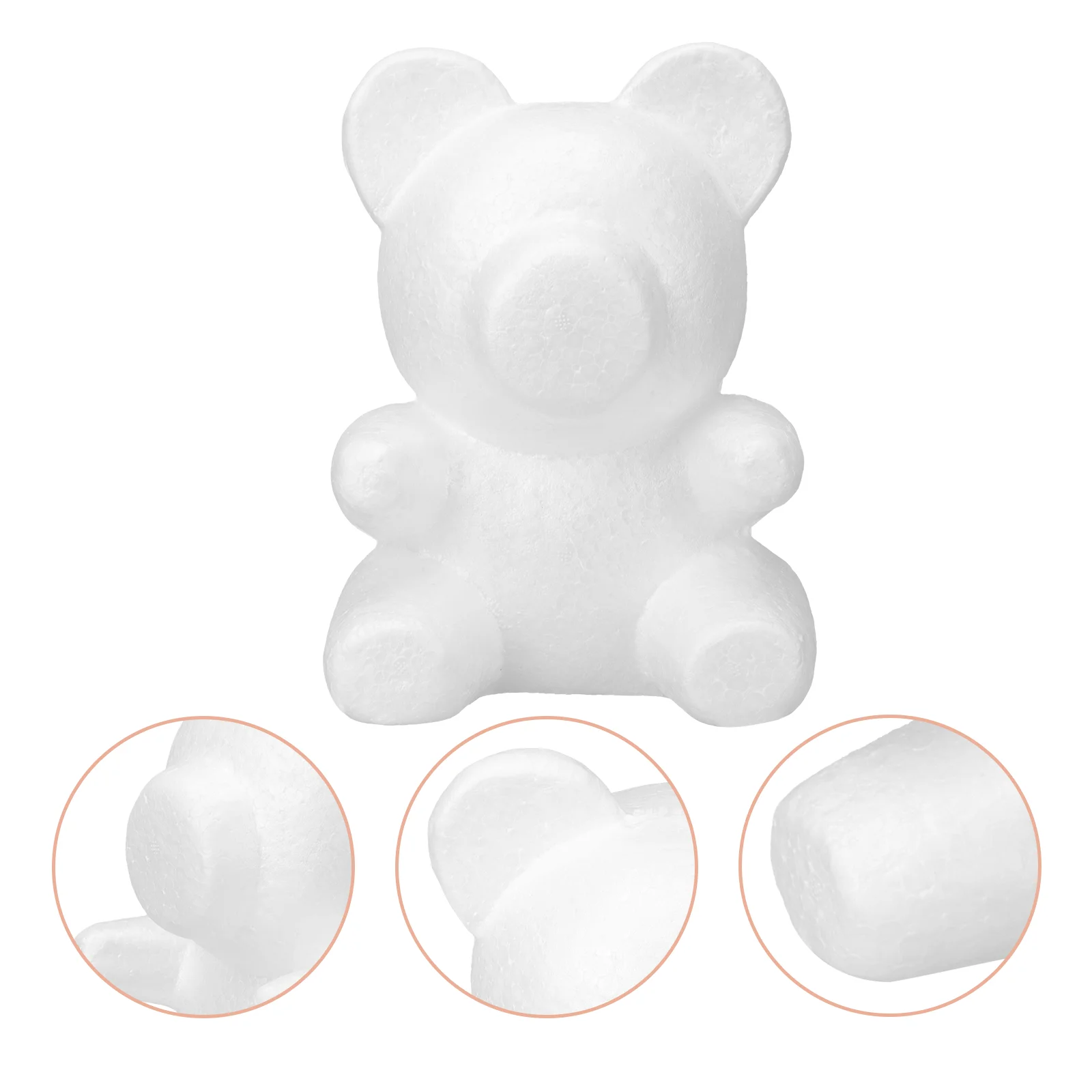 

Bear Diy Flower Styrofoam Model Arrangement Polystyrene Roses Decorative Mold Kit Making Arranging Ornament Sculpture Dummy Cake
