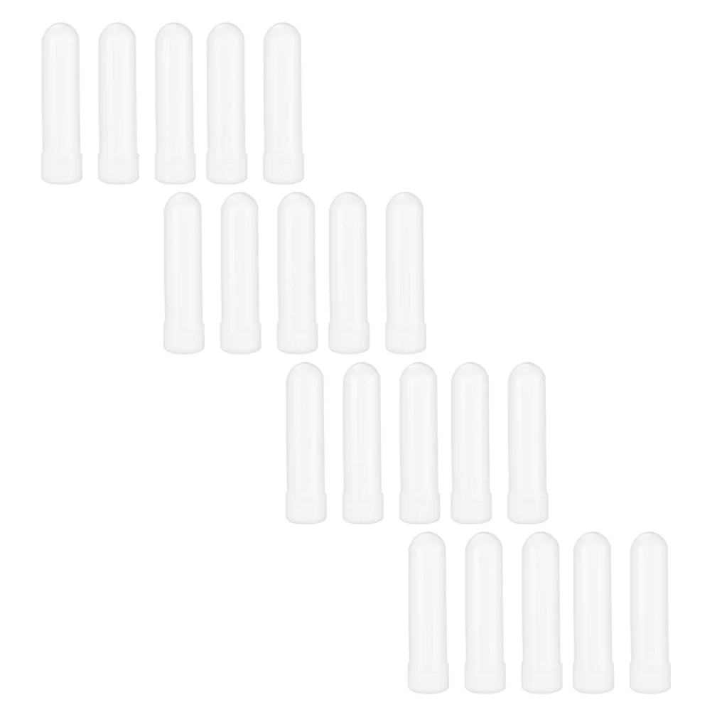

20pcs Essential Oil Aromatherapy Nasal Inhaler Tubes Plastic Essential Oil Inhalers