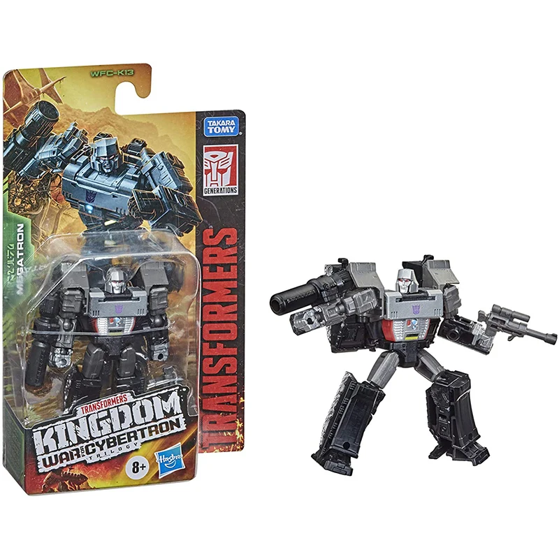

Transformers Toys Generations War for Cybertron: Kingdom Core Class WFC-K13 Megatron Action Figure Robot Model Kids Toy Gift
