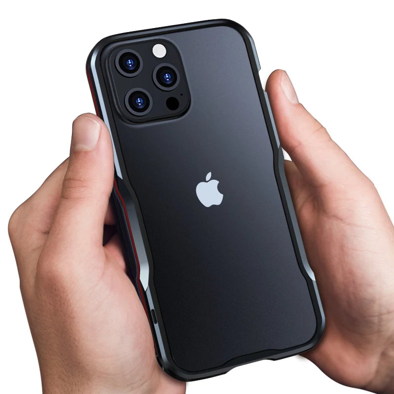 Original Metal Bumper For Iphone 13 12 11 Pro Xs Max Case Aluminium Frame Protective Cover For Iphone Xr X 8 7 Se Fashion Shell