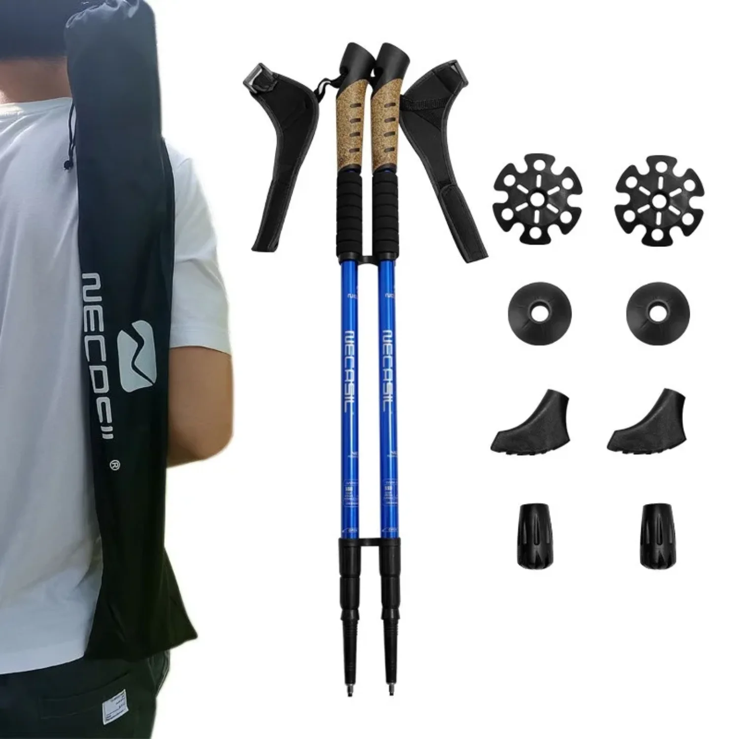 Альпинистская палка с прямым хвостовиком 6061 алюминиевый сплав внутренний замок