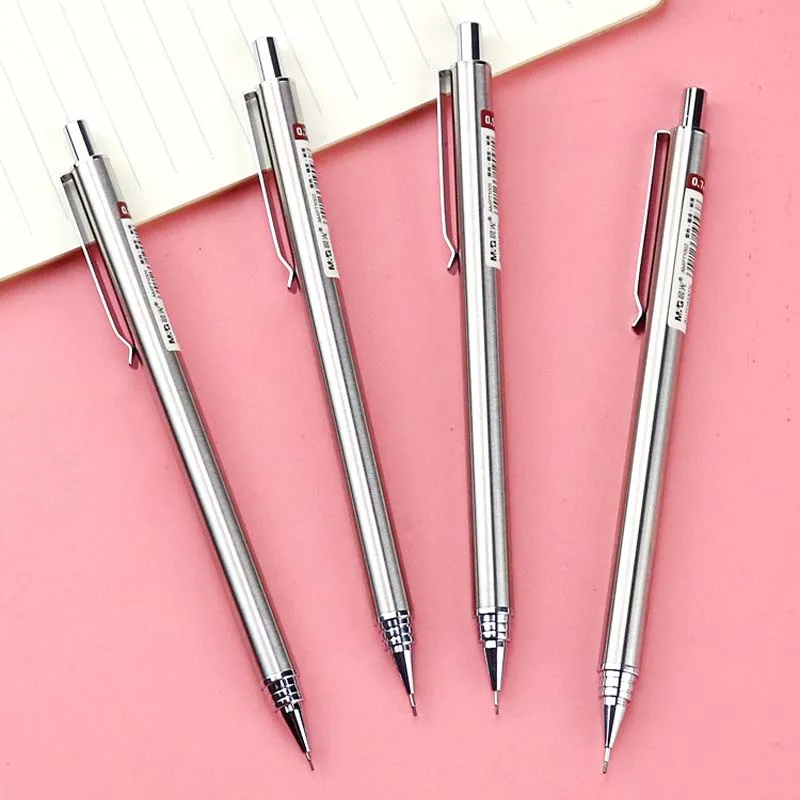 

Full Metal Mechanical Pencil 0.5/0.7mm Continuous Core Automatic Pencils Students Art Sketch Drafting Supplies School Stationery