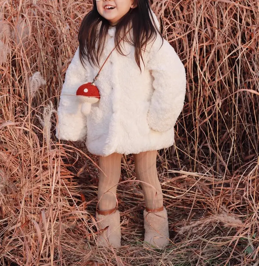 Ботинки детские Нескользящие из овечьей шерсти на х/б подкладке