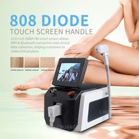 hairremoval instrument with lcd handle adjustable 3 wavelength 2000w high energy 808nm diode laserbeautyskinrejuvenation machine