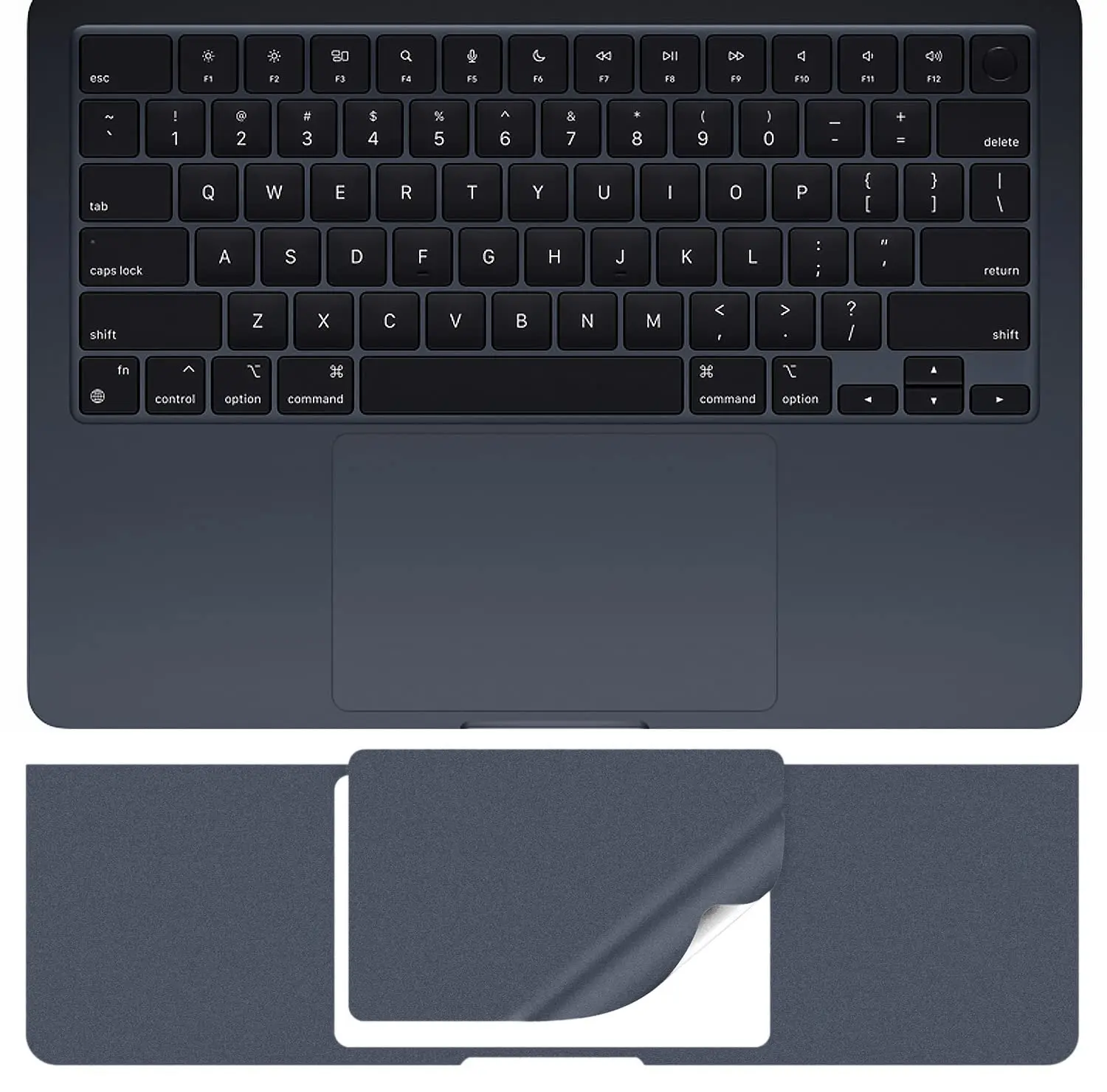 2 шт. виниловый защитный чехол для ноутбука с подставкой рук HP Victus 15 15-fa1062nf 15-fa1143tx