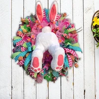 easter rabbit garlands door ornaments wall decorations bunny easter party eggs happy easter decorations for home