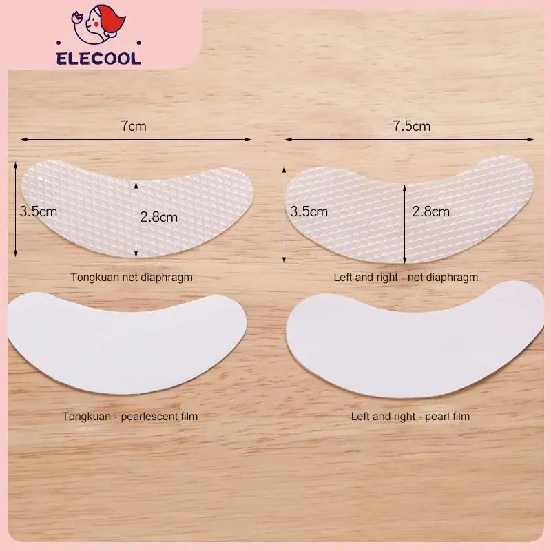 

50pair Eyelash Pad Shaped Eye Lash Gel Patches Under Eye Patch Make Up Grafting Lash Extensions Paper Sticker Wraps Tools