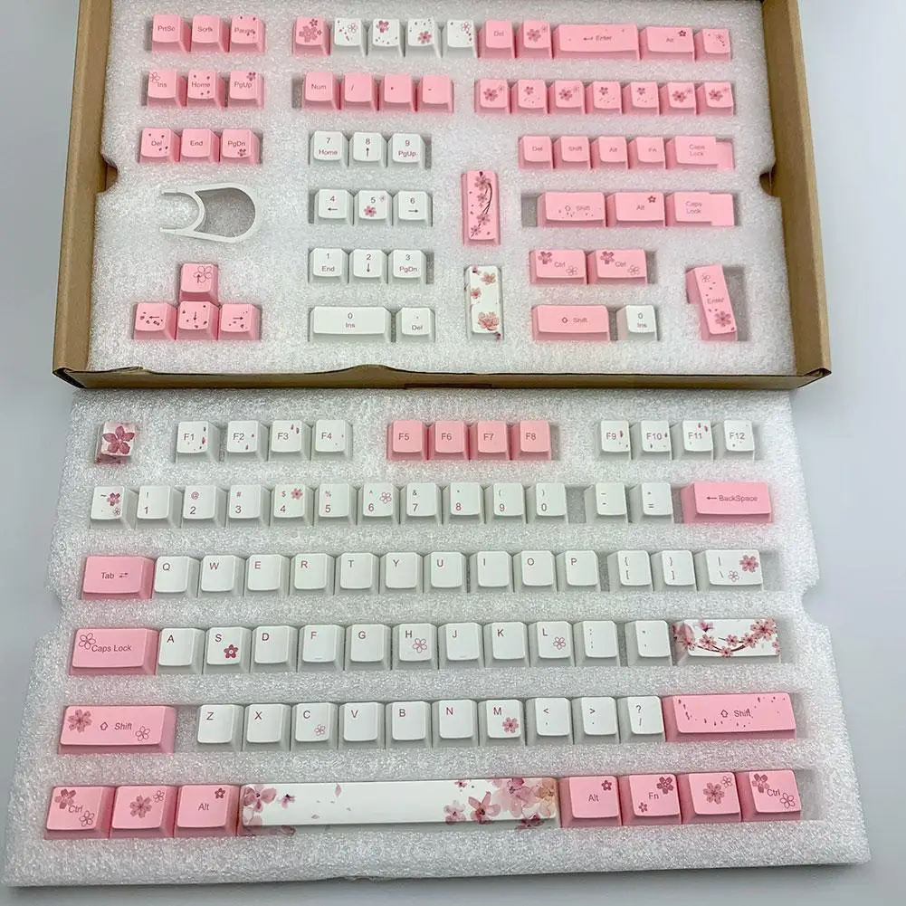 

141 клавиш GMK NightSakura Cat колпачки клавиш PBT сублимационная механическая клавиатура колпачок для MX Переключатель с 1.25U 1.75U 2U переключатель B2T8