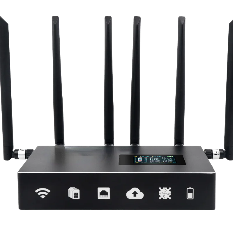 

4G cellular router multi sim router solve network interruption 4G LTE router bonding network
