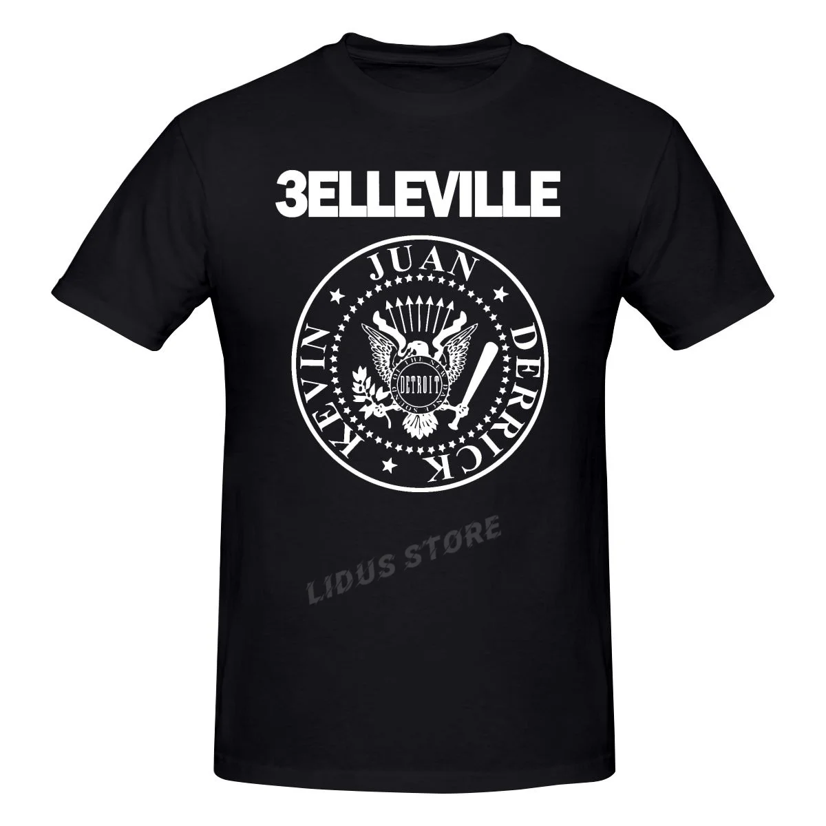 

2022 Fashion Leisure Belleville Three Detroit Techno T-shirt Harajuku Streetwear 100% Cotton Graphics Tshirt Brands Tee Tops