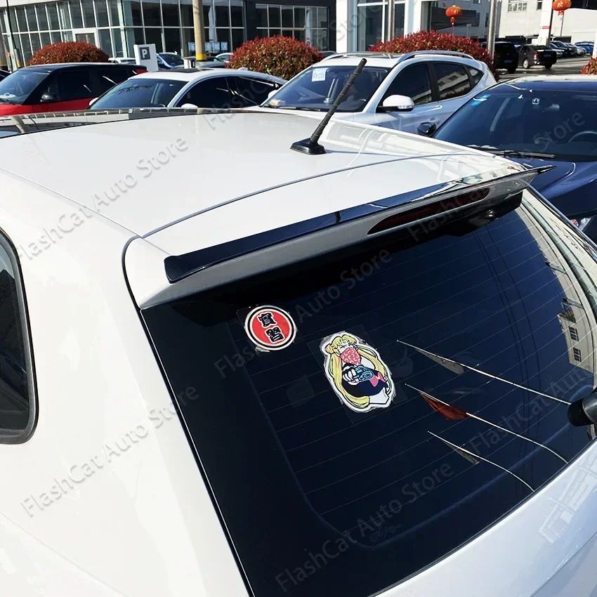 MK6 Maxton стиль ABS черная отделка багажник заднее крыло спойлер Комплект кузова для VW