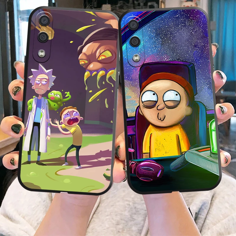 

Funny Carton Rick And Morty US Phone Case For Samsung Galaxy S8 Plus S9 S9 Plus S10 S10E S10 5G S20 S20FE S21 S21 Plus S22 Cover