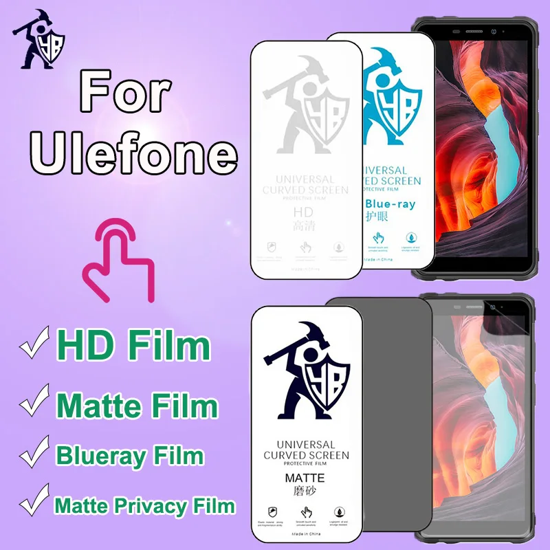 

Hydrogel Film For Ulefone Power 3 5 6 Note 7P 9P 10P 11P 12P 13P HD Screen Protector For Ulefone Armor X3 X5 X6 X7 X8 X10 5G