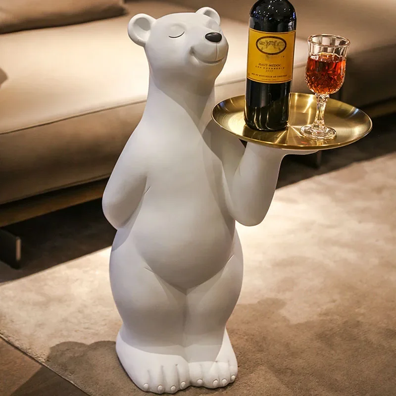 Фигурки для домашнего декора большой полярный медведь украшения приземления