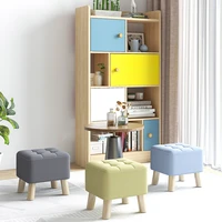 minimalist foot stool small space modern design entryway stool storage vanity stool bedroom sofa tabouret nordic furniture