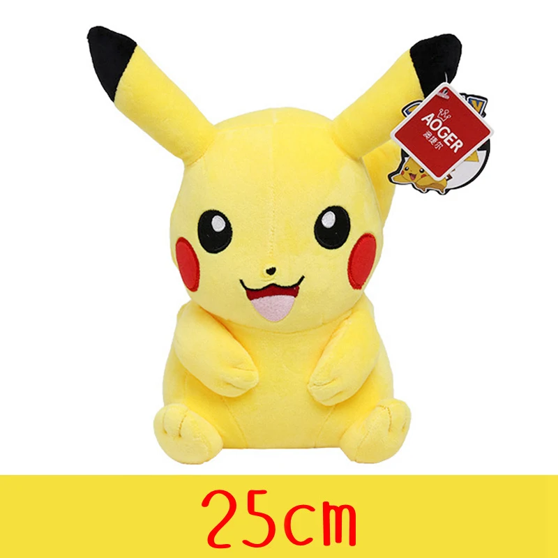 Плюшевые игрушки Pokemon Detective Pikachu - заполненные аниме куклы Рождественские и детские подарки