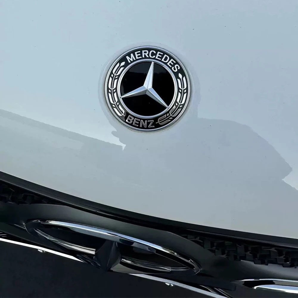 Фото Декоративная наклейка на передний капот для автомобилей Mercedes-Benz AMG A, B, C, D-класса (W447, W204, W205, CLA, CLK, W221, W222) – аксессуары для стайлинга авто №5