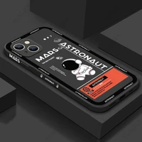 case for iphone 11 12 13 pro max 13 11 x xr xs max 7 8 plus se 2020 shockproof silicone mars astronuat soft phone back cover