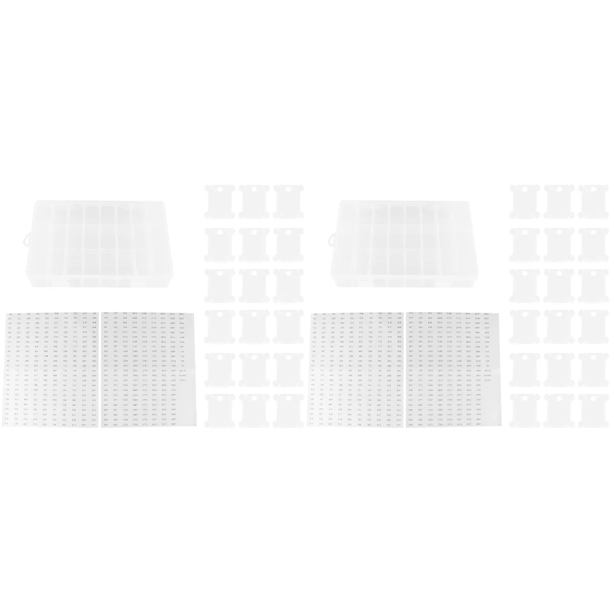 

Thread Sewing Embroidery Floss Bobbins Winder Winding Yarn Board Organizer Plate Stand Cross Spool Manual Holder Household