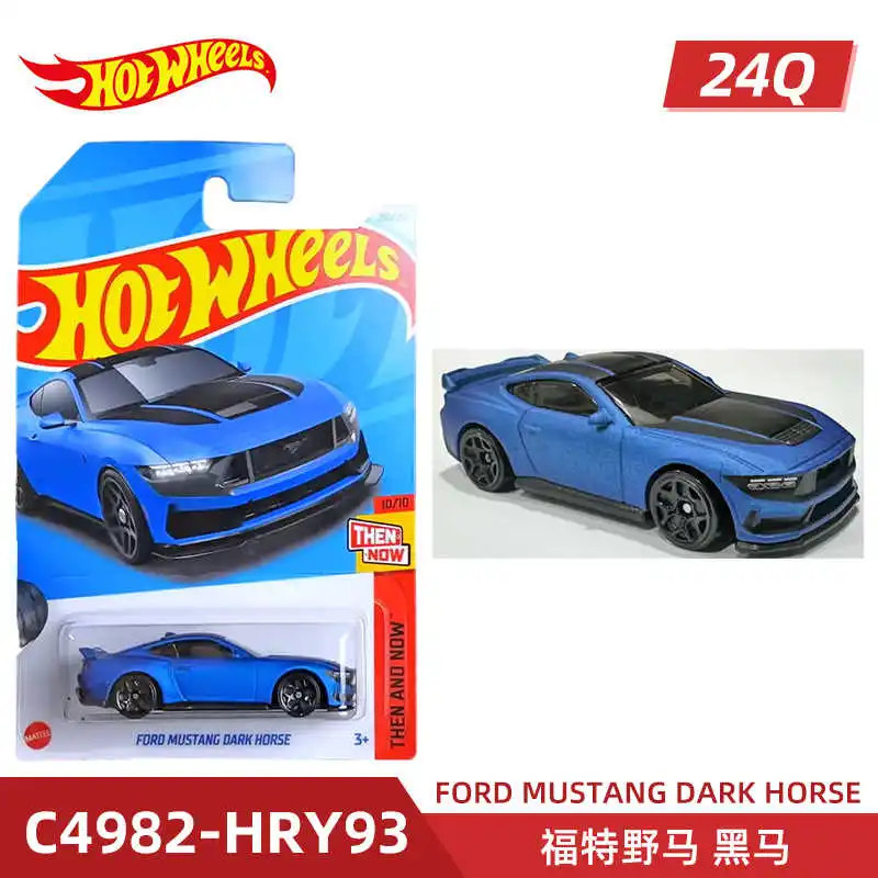 Фото Hot Wheels 2024-Q Cobra Bugatti Bolide Shelby Porsche Bumblebee Ford Mustang Dark Tesla Cybertruck Литая под давлением модель игрушки C4982 подарки №4