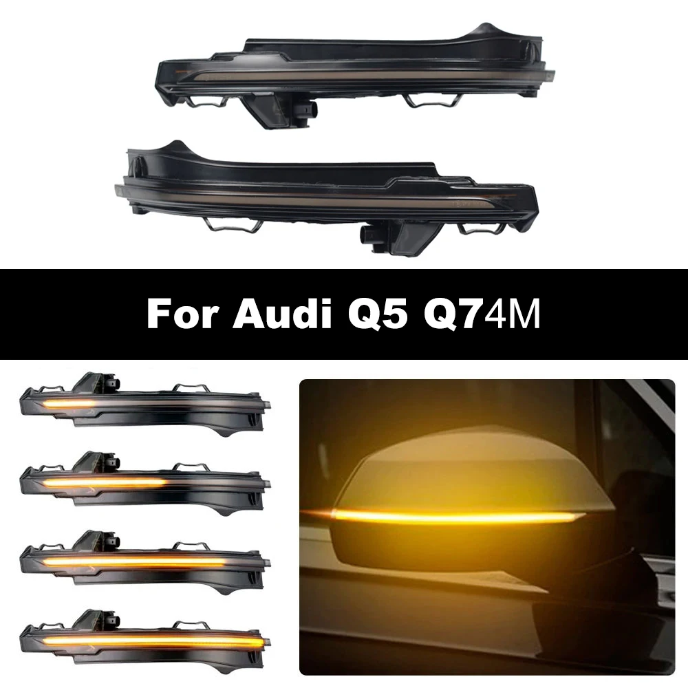

Светодиодный динамический поворотник для Audi Q5 SQ5 8R 2010 2014 2015 2016 2017 Q7 4L SQ7