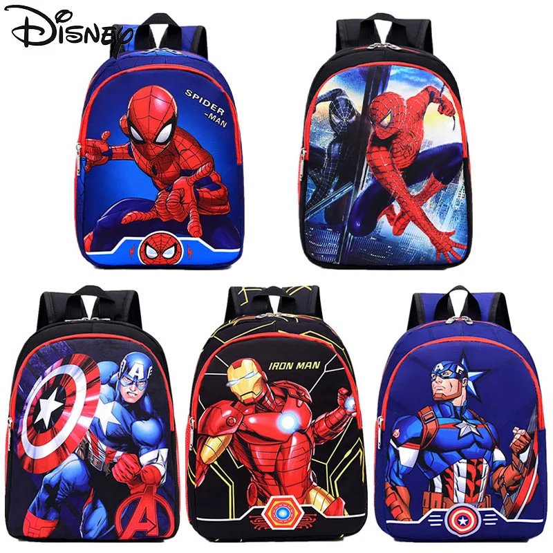 

Disney Anime Cartoon Backpack 3-5 Years Old Spider-Man Kindergarten School Bag Cute Boy Girl Baby Travel Children Mochilas Gift