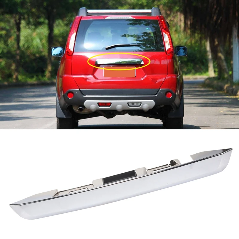 

Car Silver Rear Trunk Lid Trim Cover Trim Trunk Lid Cover Trim Parts For Nissan X-Trail Xtrail T31 2008-2013