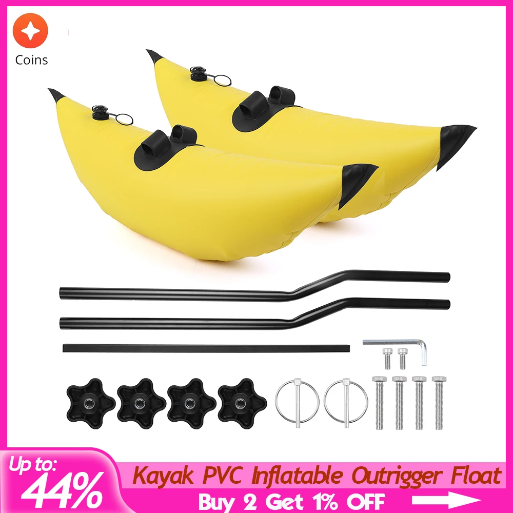 Float Kayak Pvc Inflatable Outrigger Float With Sidekick Arms Rod Kayak Boat Fishing Standing Float Stabilizer System Kit