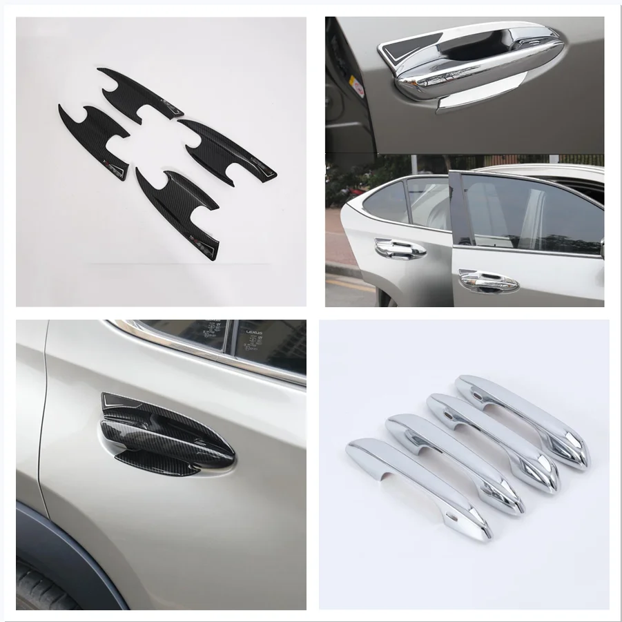 

For Lexus UX 200 250H 2019 - 2022 Accessories Chrome Side Door Handle Molding Cover Trims Protector