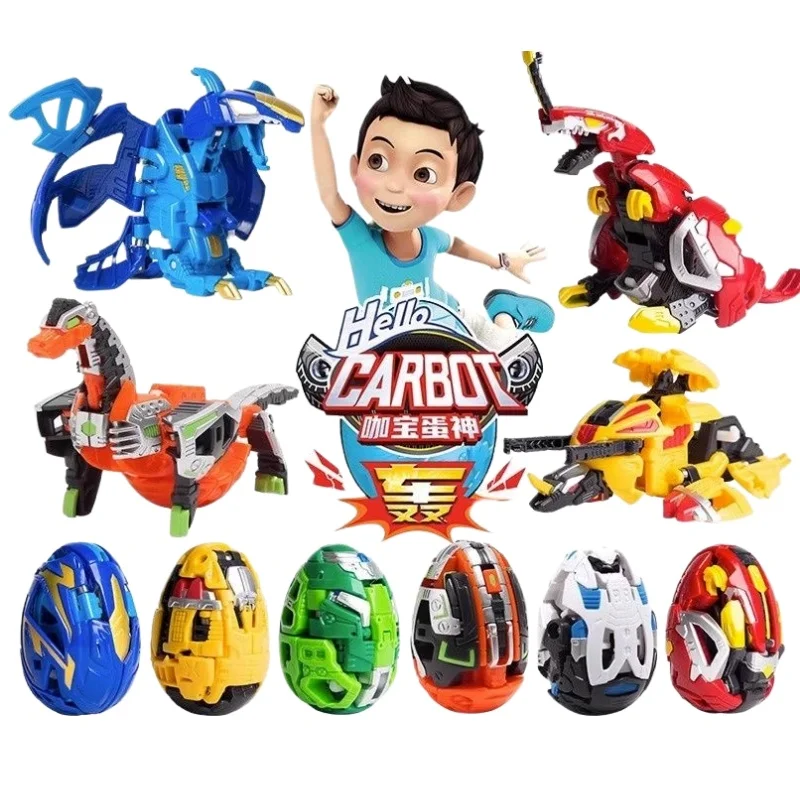 Hello Carbot Тираннозавр Tilahong Фигурка Transform Upon Impact Динозавр Аниме Миниатюрная Модель