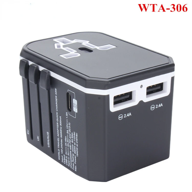 

PD fast charging adapter abroad Euro adapter travel adapter power output value of 33W