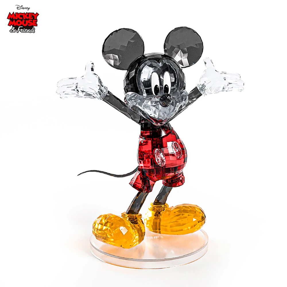 

Disney Mickey Magic House Crystal Building Blocks Three-Dimensional Assembled Model Figure Dolls Toys Creativity Decoration Gift