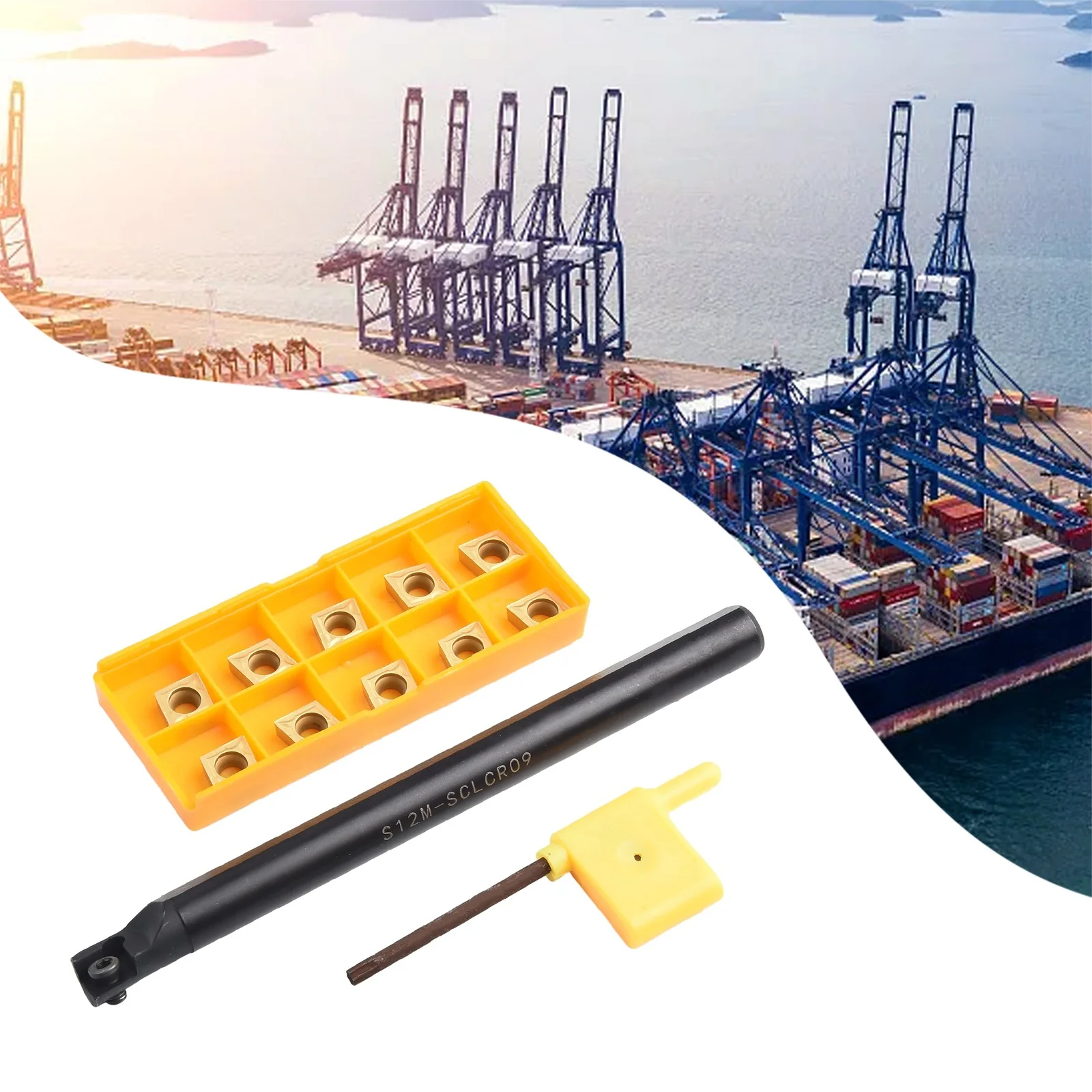 3 шт. S12M-SCLCR09 расточная оправка токарный инструмент держатель токарного станка 10