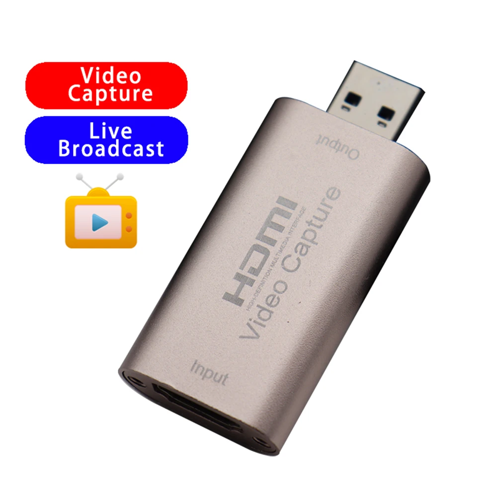 4K HDMI-совместимая карта видеозахвата USB 3.0 USB2.0 записывающее устройство для PS4 игр DVD