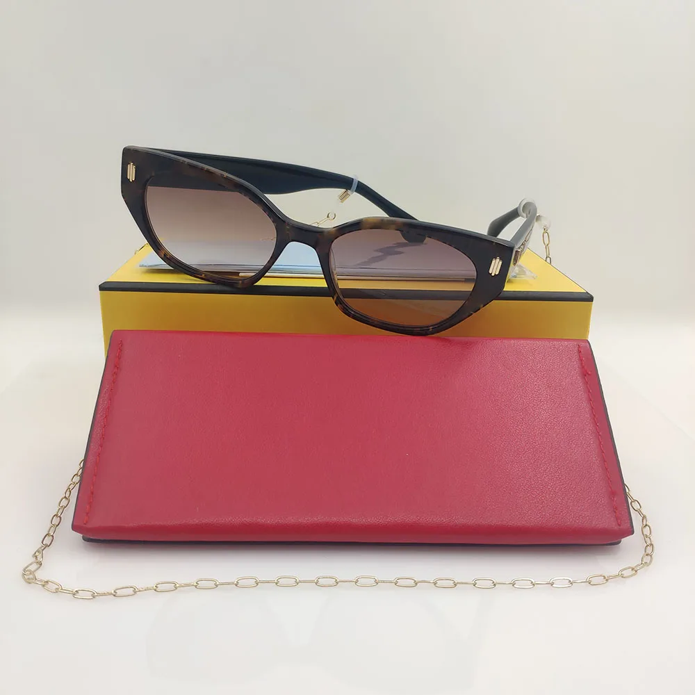 

Small Acetate Oval Sunglasses Brand Designer Party Chain Retro Oval For Women Fashion Sunglasses Girls Chain Women Sun Glasses