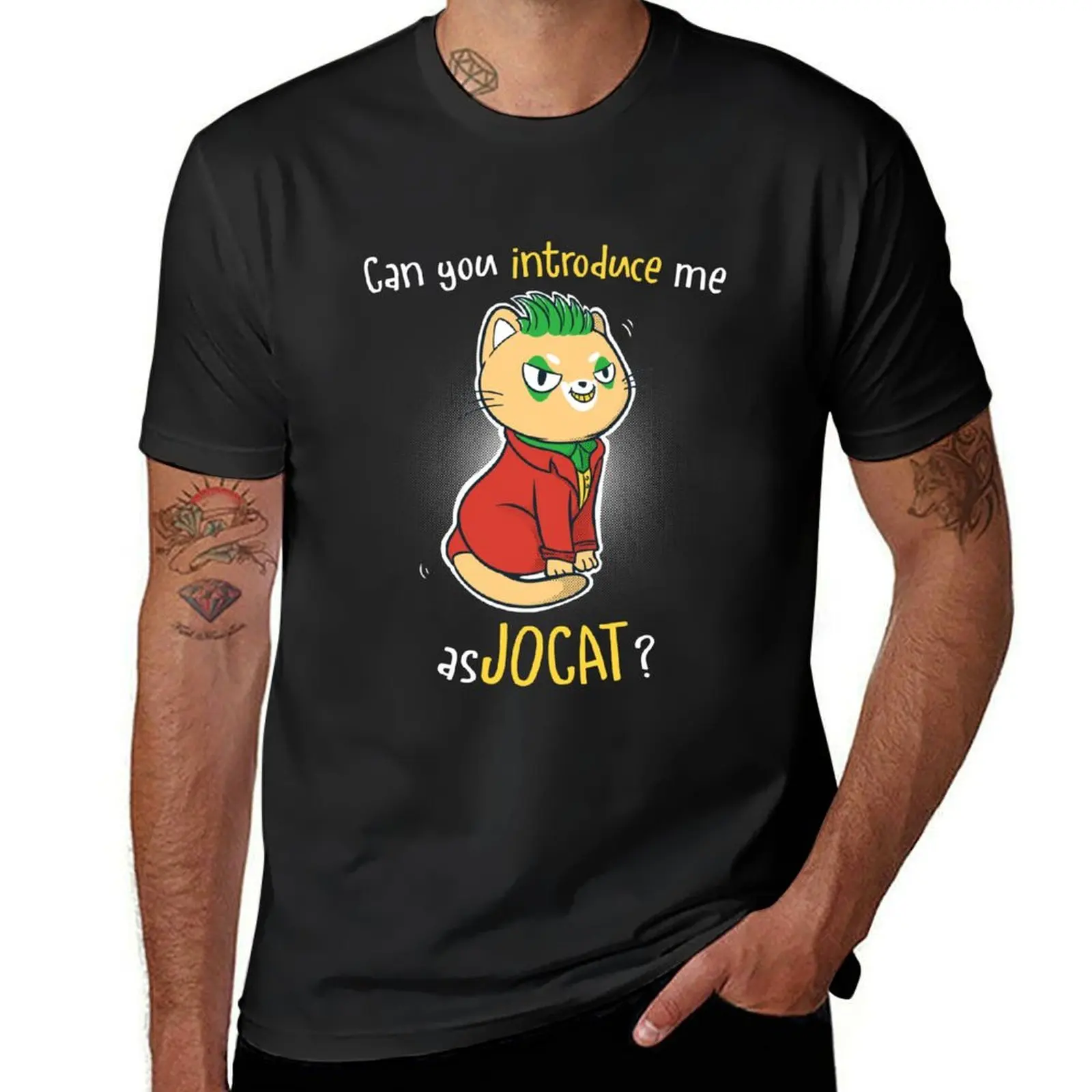 Мужская черная футболка Jocat