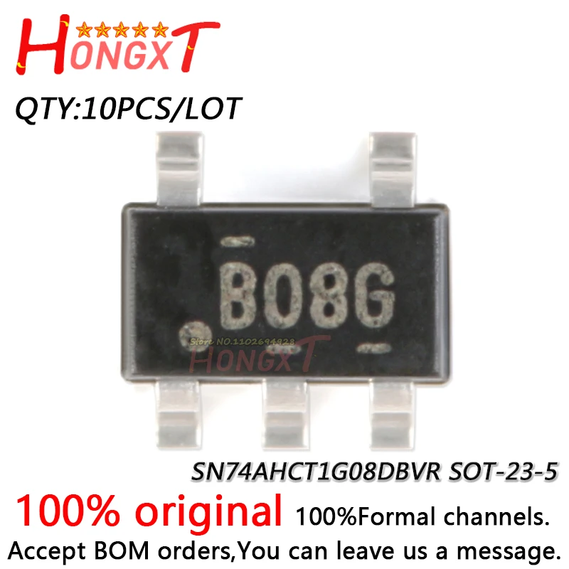 10 шт., 100% новый SN74AHCT1G08DBVR SOT-23-5.