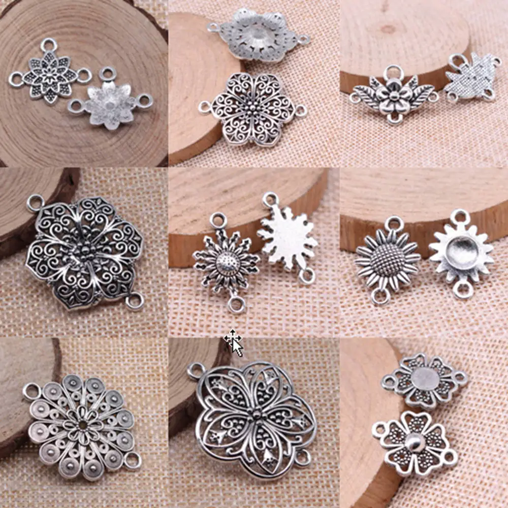 

Подвеска в виде цветка и листа