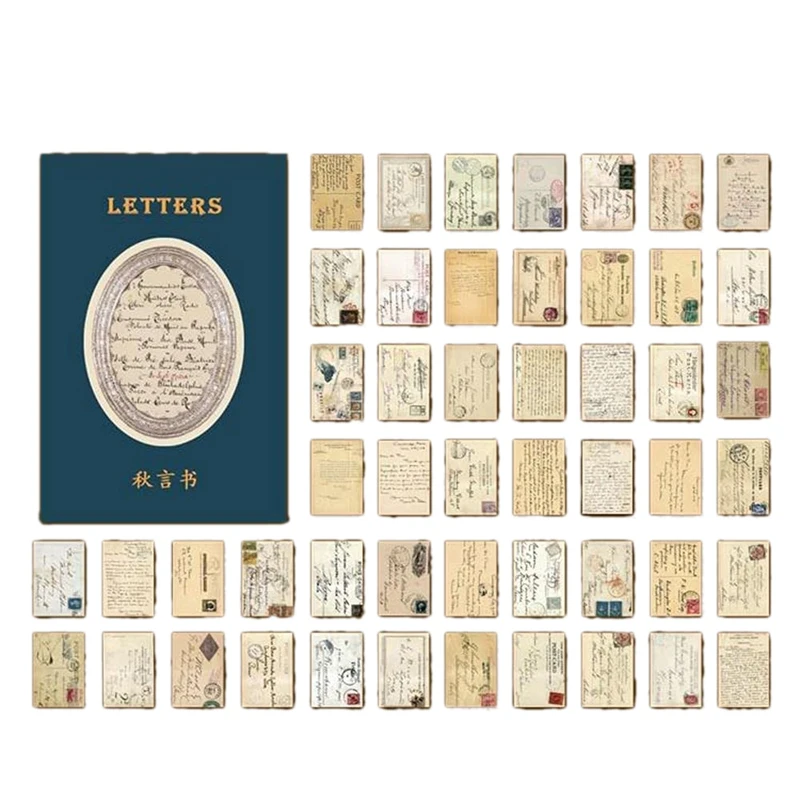 

DIY Vintage Scrapbooking Paper Collection Phone Decoration Scrapbook Scrapbook Paper Post Card Journaling Supplies