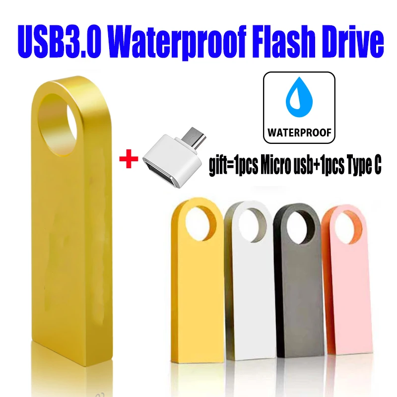 High Speed Cle USB 3.0 Type C Pendrive 128 GB USB Flash drive 2TB 1TB 512GB 128GB OTG Pendrive Memoria USB Disk Memory Stick