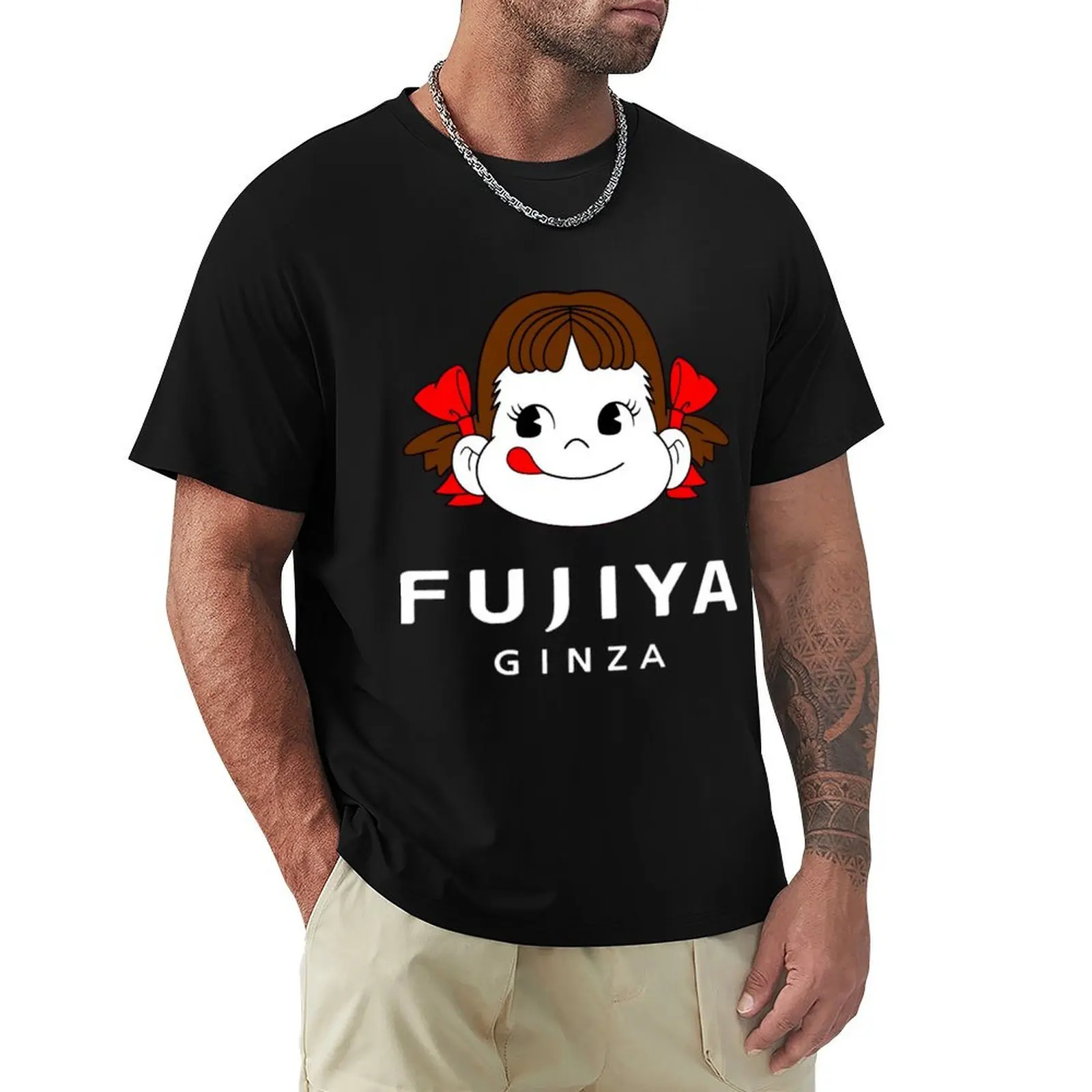 Фото Футболка Milky Peko-chan Ginza, высокоэластичная спортивная футболка №1