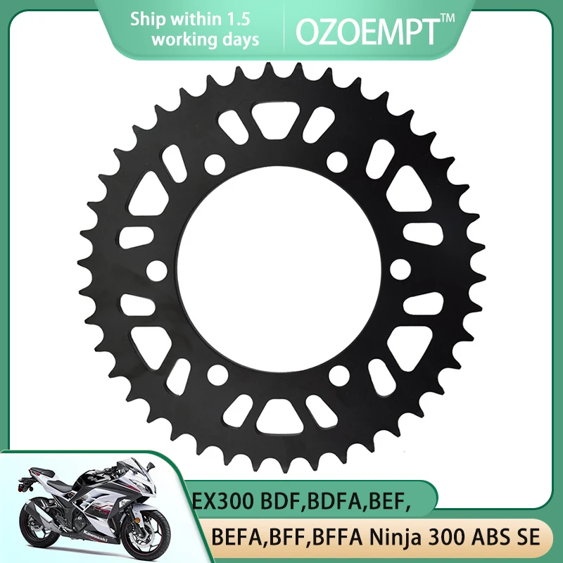 Задняя звездочка для мотоцикла OZOEMPT 520-42T, подходит для EX300 BDF,BDFA,BEF,BEFA,BFF,BGF,BGFA,BHF,BHFA,BFFA Ninja 300 ABS SE