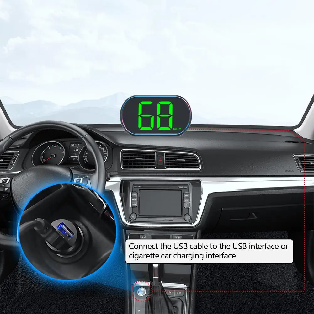 Автомобильный GPS-дисплей для HUD цифровой спидометр подключи и работай