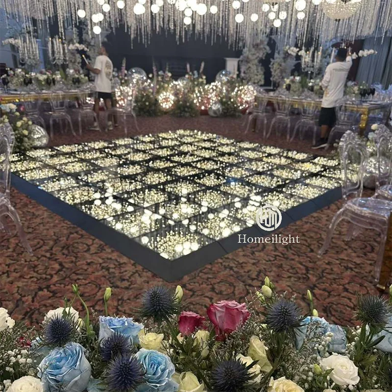 3D Звездный танцпол из закаленного стекла для свадьбы мероприятия шоу аренды