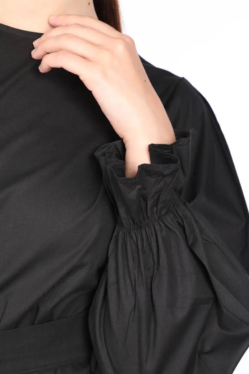 

Womens Black Flared Dress