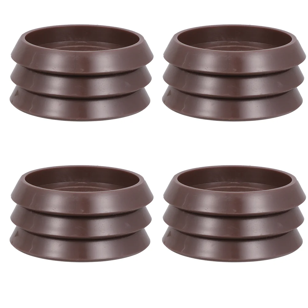 

Caster Cup Plastic Cups Round Wheel Rubber Floor Protector Non Skid Furniture Pads