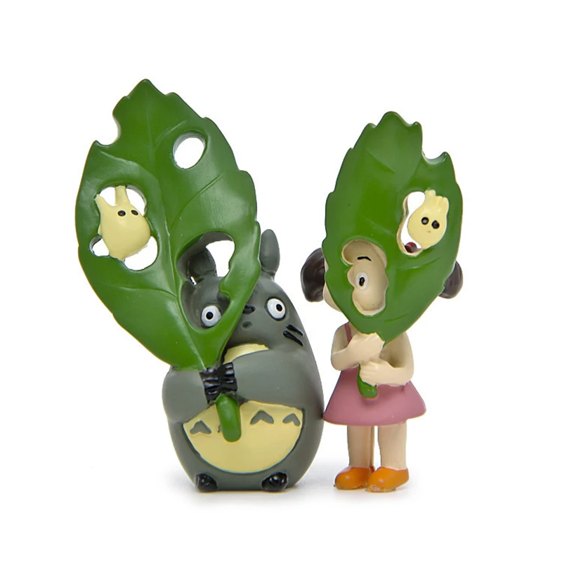 

My Neighbor Totoro Dolls Anime Tonari No Totoro Desktop Birthday Gift For Girlfriend PVC Kawaii Toys Room Decor