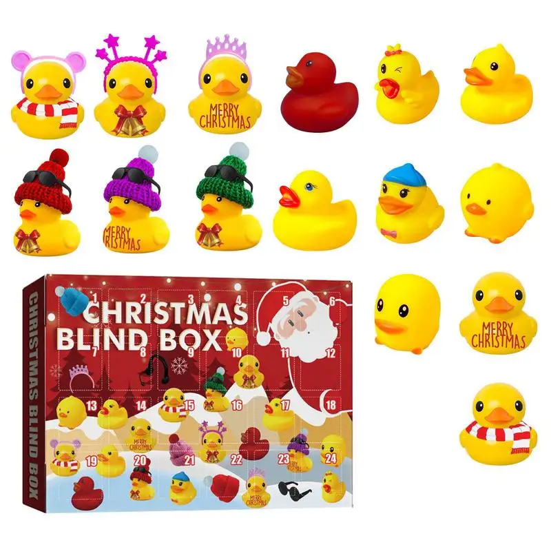 

Advent Calendar For Kids Random 16 Christmas Rubber Duck With 8 Accessories Excellent Choice For Christmas Decoration Party