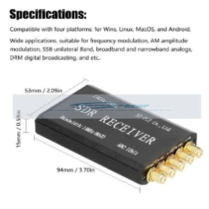 RSP1 Msi2500 Msi001 Приемник SDR Упрощенное программное обеспечение